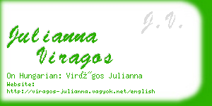 julianna viragos business card